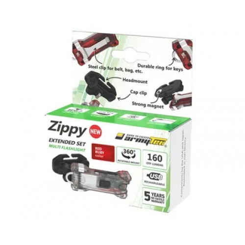 Наключный фонарь Armytek Zippy Extended Set (Red Ruby) в Ижевске
