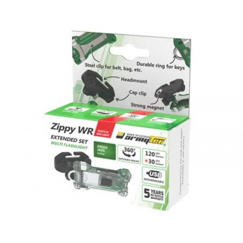 Наключный фонарь Armytek Zippy Extended Set WR (Green Jade) в Ижевске