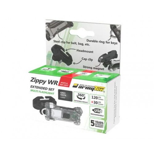 Наключный фонарь Armytek Zippy Extended Set WR (Grey Onyx) в Ижевске
